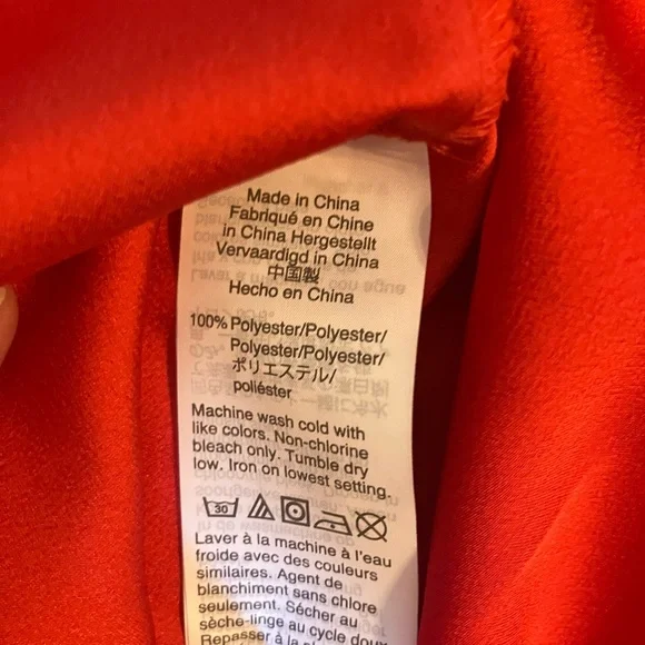 J Crew Orange/Red Ruffle Sleeveless Top - Picture 10 of 10